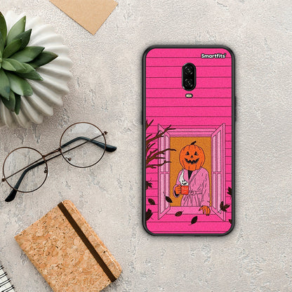 Halloween Pumpkin Lady - OnePlus 6T θήκη