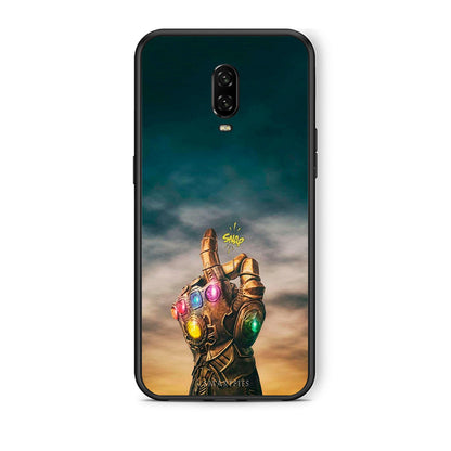 OnePlus 6T Infinity Snap θήκη από τη Smartfits με σχέδιο στο πίσω μέρος και μαύρο περίβλημα | Smartphone case with colorful back and black bezels by Smartfits