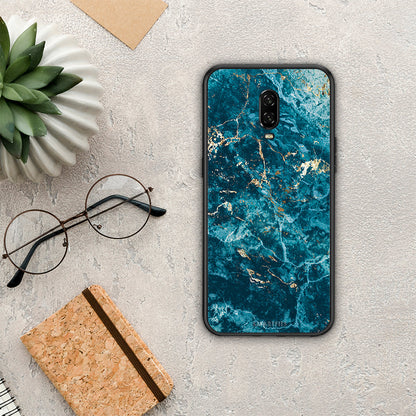 Marble Blue - OnePlus 6T θήκη