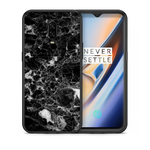 Θήκη OnePlus 6T Male Marble από τη Smartfits με σχέδιο στο πίσω μέρος και μαύρο περίβλημα | OnePlus 6T Male Marble case with colorful back and black bezels