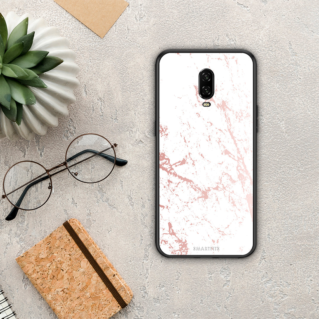Marble Pink Splash - OnePlus 6T θήκη