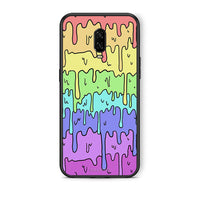 Thumbnail for OnePlus 6T Melting Rainbow θήκη από τη Smartfits με σχέδιο στο πίσω μέρος και μαύρο περίβλημα | Smartphone case with colorful back and black bezels by Smartfits