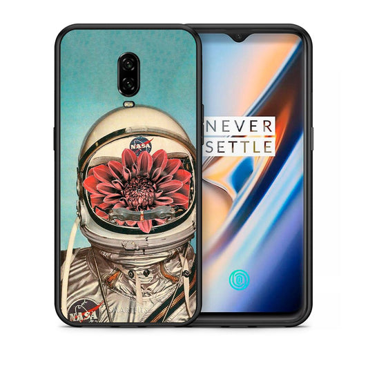 Θήκη OnePlus 6T Nasa Bloom από τη Smartfits με σχέδιο στο πίσω μέρος και μαύρο περίβλημα | OnePlus 6T Nasa Bloom case with colorful back and black bezels