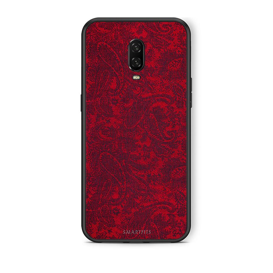 OnePlus 6T Paisley Cashmere θήκη από τη Smartfits με σχέδιο στο πίσω μέρος και μαύρο περίβλημα | Smartphone case with colorful back and black bezels by Smartfits