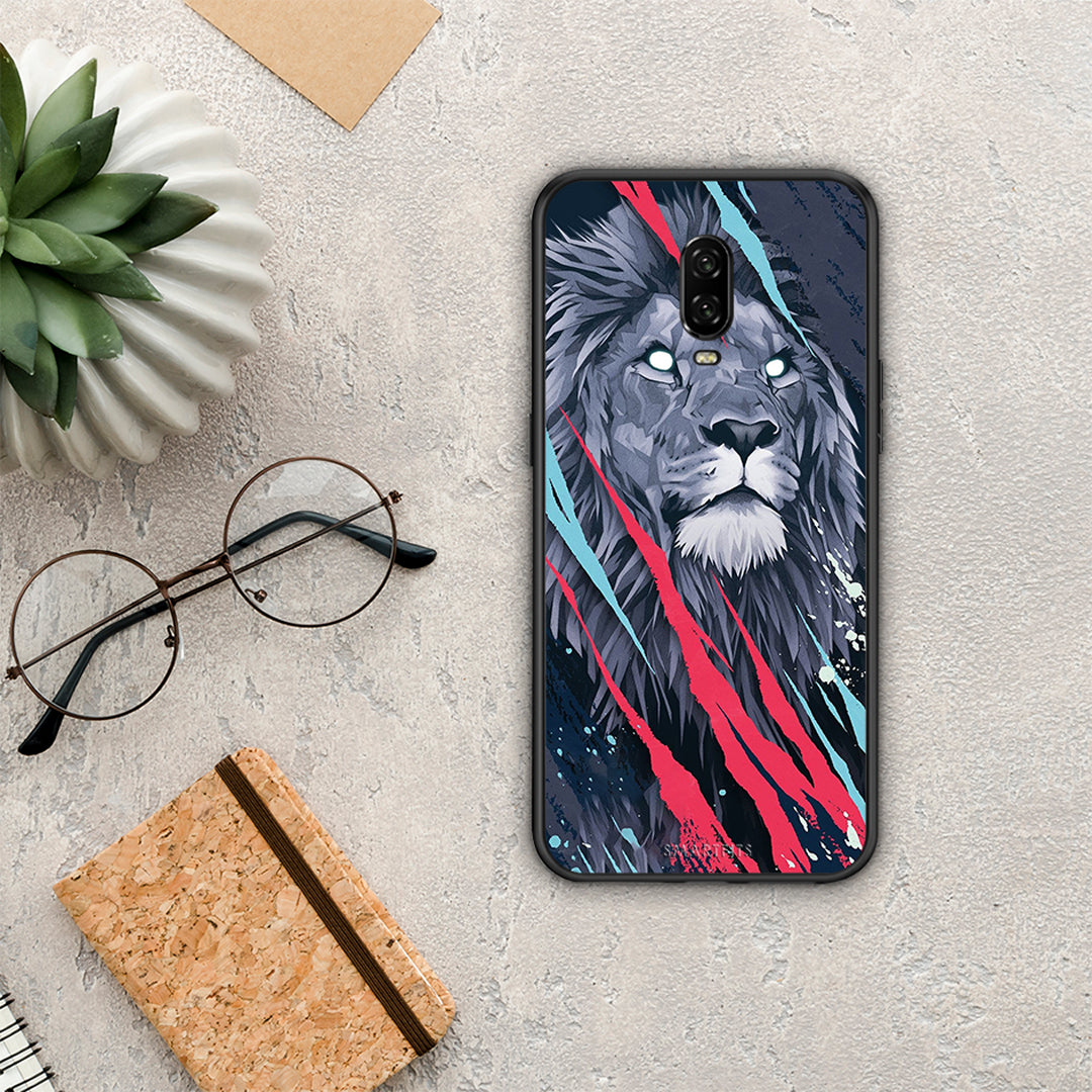 PopArt Lion Designer - OnePlus 6T θήκη