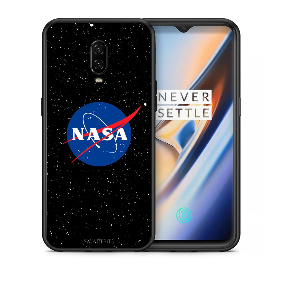Θήκη OnePlus 6T NASA PopArt από τη Smartfits με σχέδιο στο πίσω μέρος και μαύρο περίβλημα | OnePlus 6T NASA PopArt case with colorful back and black bezels