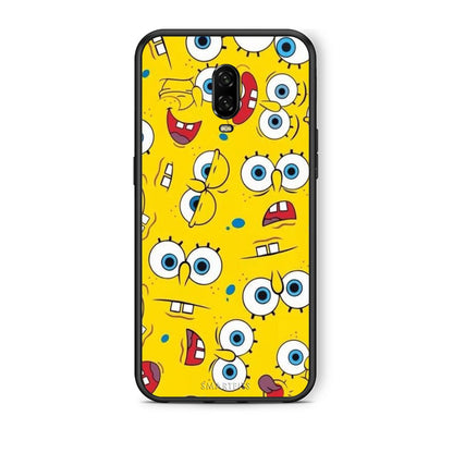 4 - OnePlus 6T Sponge PopArt case, cover, bumper