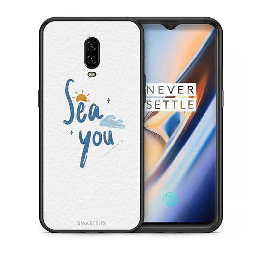 Θήκη OnePlus 6T Sea You από τη Smartfits με σχέδιο στο πίσω μέρος και μαύρο περίβλημα | OnePlus 6T Sea You case with colorful back and black bezels