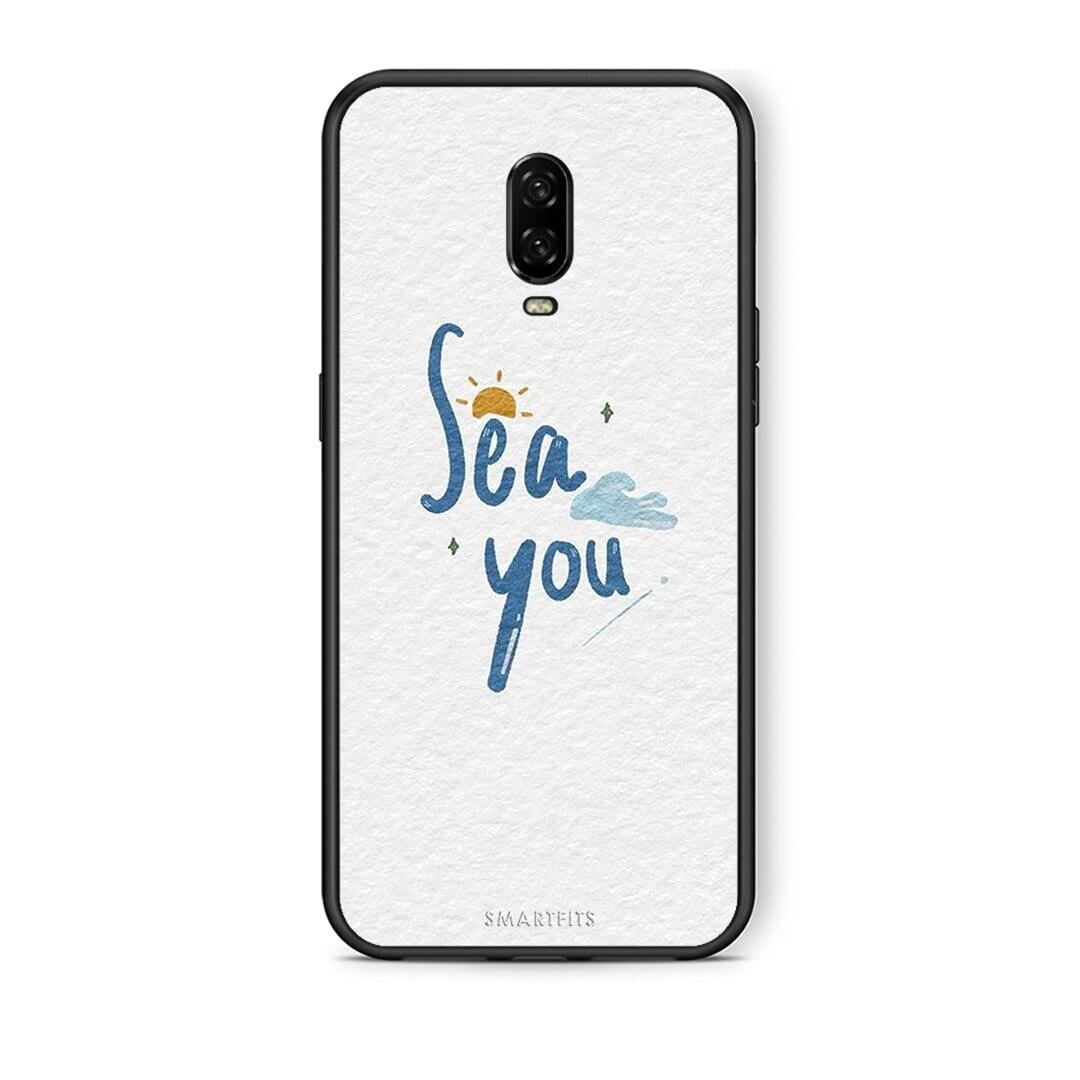 OnePlus 6T Sea You Θήκη από τη Smartfits με σχέδιο στο πίσω μέρος και μαύρο περίβλημα | Smartphone case with colorful back and black bezels by Smartfits