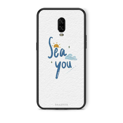 OnePlus 6T Sea You Θήκη από τη Smartfits με σχέδιο στο πίσω μέρος και μαύρο περίβλημα | Smartphone case with colorful back and black bezels by Smartfits