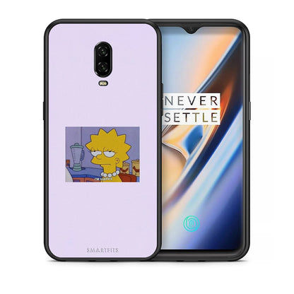 Θήκη OnePlus 6T So Happy από τη Smartfits με σχέδιο στο πίσω μέρος και μαύρο περίβλημα | OnePlus 6T So Happy case with colorful back and black bezels