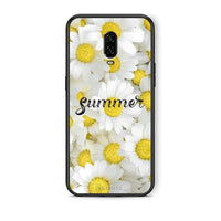 Thumbnail for OnePlus 6T Summer Daisies Θήκη από τη Smartfits με σχέδιο στο πίσω μέρος και μαύρο περίβλημα | Smartphone case with colorful back and black bezels by Smartfits