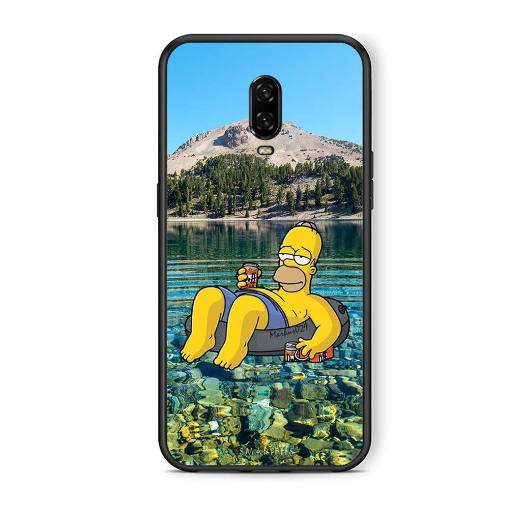 OnePlus 6T Summer Happiness Θήκη από τη Smartfits με σχέδιο στο πίσω μέρος και μαύρο περίβλημα | Smartphone case with colorful back and black bezels by Smartfits