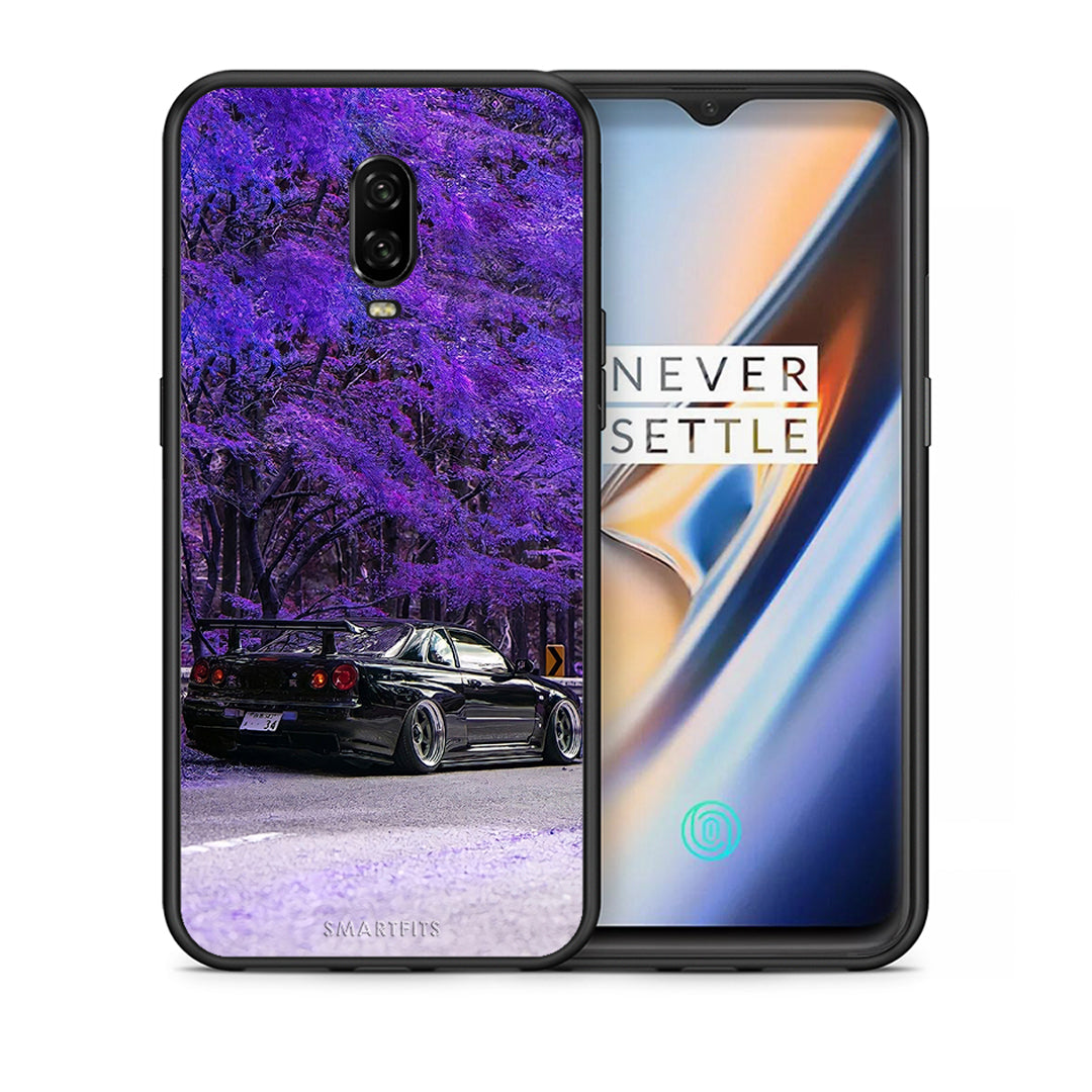 Θήκη Αγίου Βαλεντίνου OnePlus 6T Super Car από τη Smartfits με σχέδιο στο πίσω μέρος και μαύρο περίβλημα | OnePlus 6T Super Car case with colorful back and black bezels