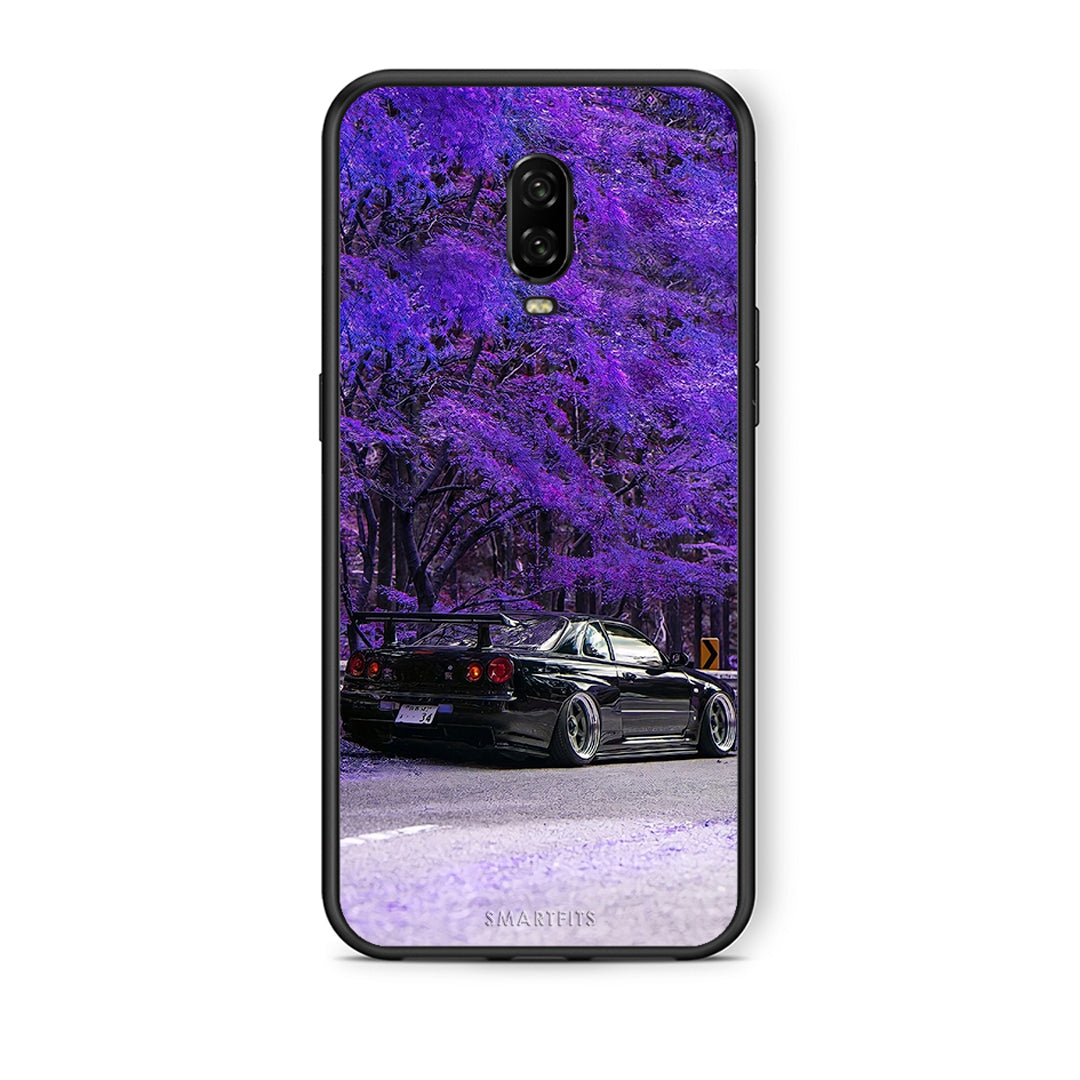OnePlus 6T Super Car Θήκη Αγίου Βαλεντίνου από τη Smartfits με σχέδιο στο πίσω μέρος και μαύρο περίβλημα | Smartphone case with colorful back and black bezels by Smartfits