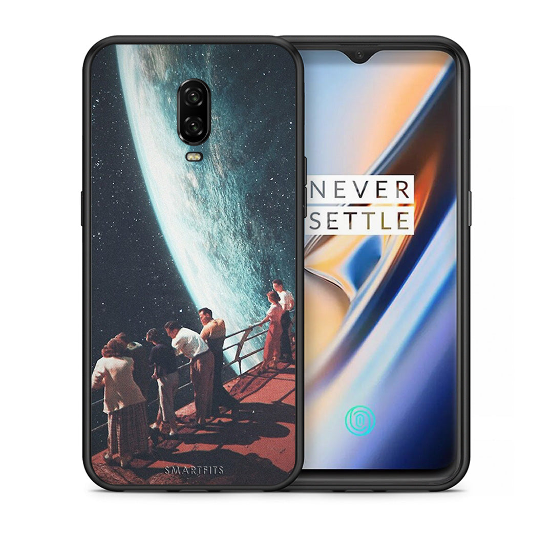 Θήκη OnePlus 6T Surreal View από τη Smartfits με σχέδιο στο πίσω μέρος και μαύρο περίβλημα | OnePlus 6T Surreal View case with colorful back and black bezels