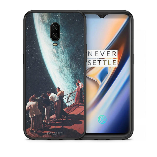 Θήκη OnePlus 6T Surreal View από τη Smartfits με σχέδιο στο πίσω μέρος και μαύρο περίβλημα | OnePlus 6T Surreal View case with colorful back and black bezels