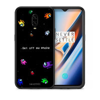 Thumbnail for Θήκη OnePlus 6T AFK Text από τη Smartfits με σχέδιο στο πίσω μέρος και μαύρο περίβλημα | OnePlus 6T AFK Text case with colorful back and black bezels