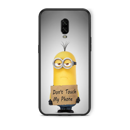 4 - OnePlus 6T Minion Text case, cover, bumper