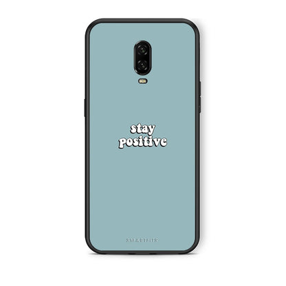 4 - OnePlus 6T Positive Text case, cover, bumper