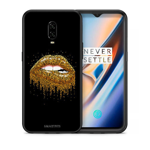 Θήκη OnePlus 6T Golden Valentine από τη Smartfits με σχέδιο στο πίσω μέρος και μαύρο περίβλημα | OnePlus 6T Golden Valentine case with colorful back and black bezels