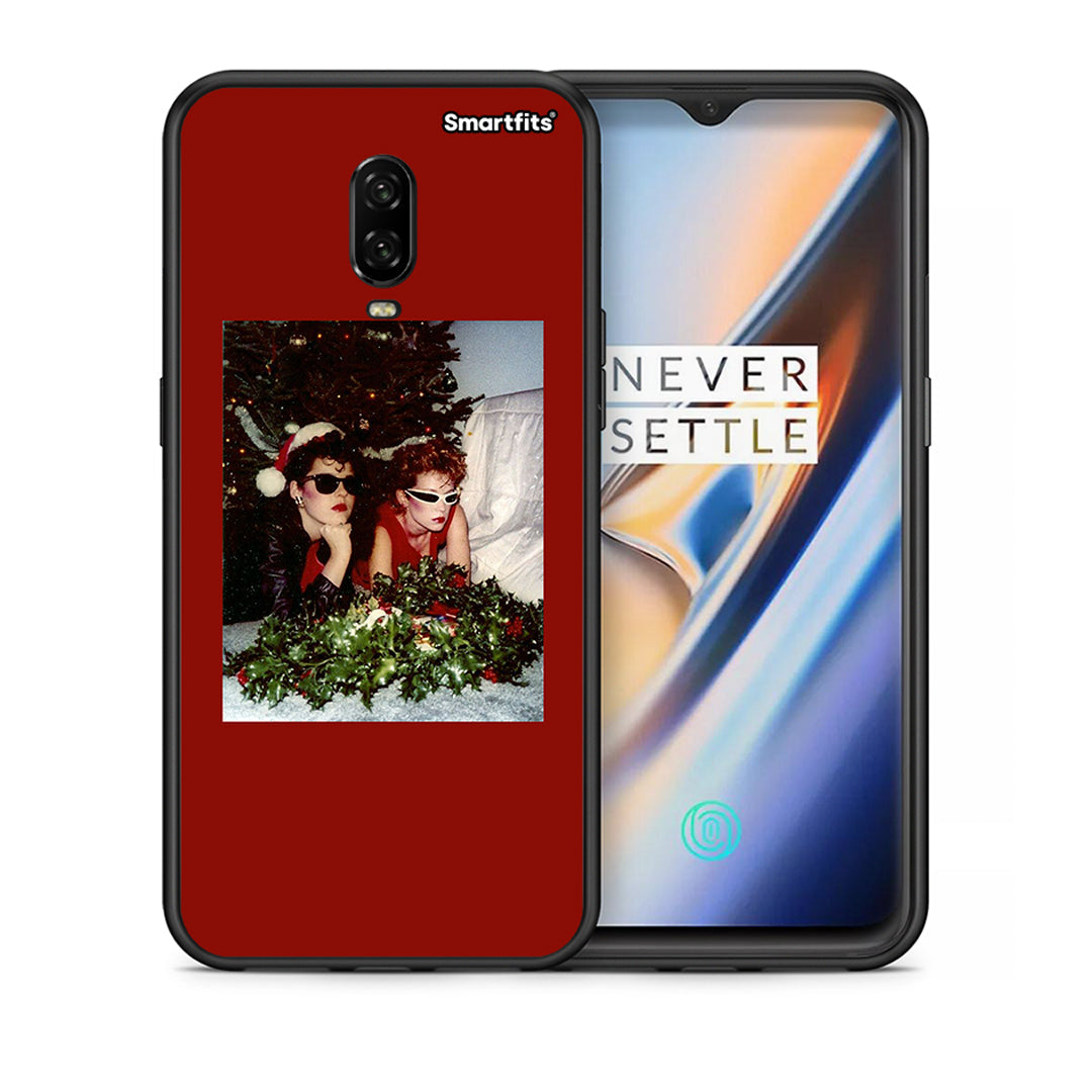 Θήκη OnePlus 6T Waiting For Xmas από τη Smartfits με σχέδιο στο πίσω μέρος και μαύρο περίβλημα | OnePlus 6T Waiting For Xmas case with colorful back and black bezels