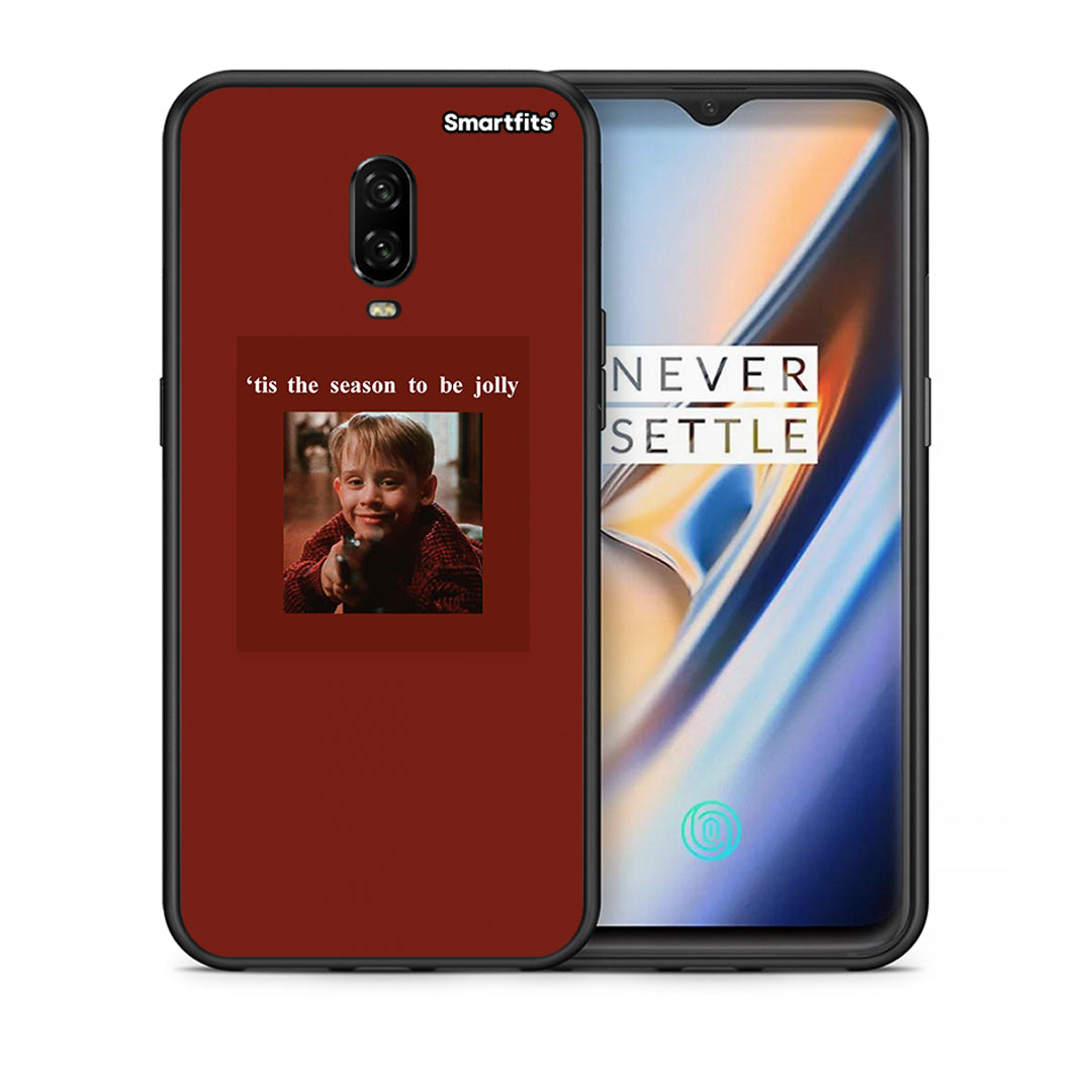 Θήκη OnePlus 6T Xmas Ultimate Spirit από τη Smartfits με σχέδιο στο πίσω μέρος και μαύρο περίβλημα | OnePlus 6T Xmas Ultimate Spirit case with colorful back and black bezels