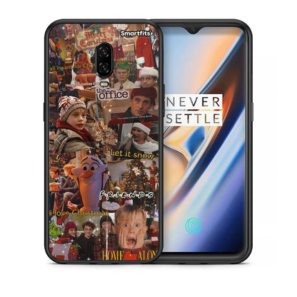 Θήκη OnePlus 6T Xmas Wishes από τη Smartfits με σχέδιο στο πίσω μέρος και μαύρο περίβλημα | OnePlus 6T Xmas Wishes case with colorful back and black bezels