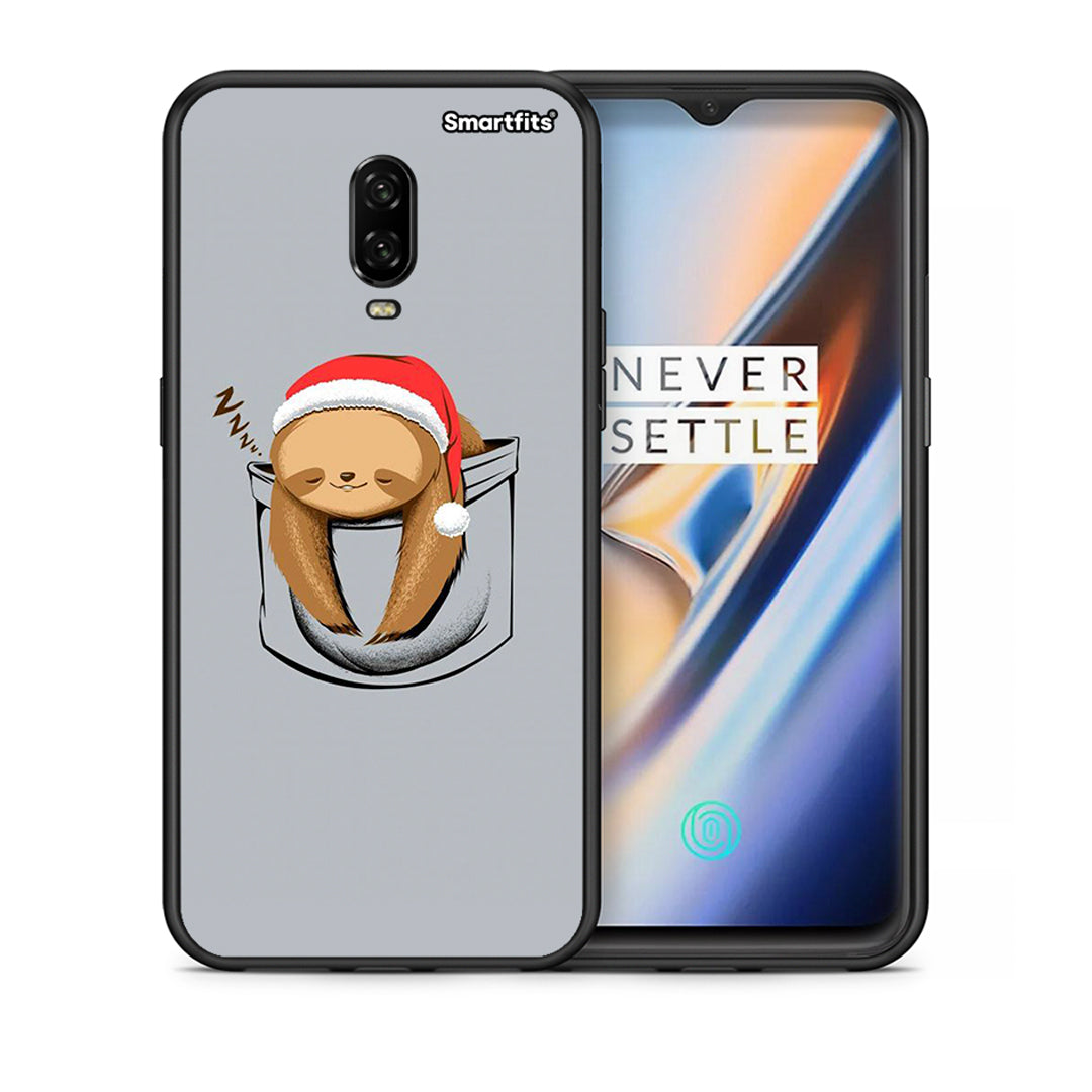 Θήκη OnePlus 6T Xmas Zzzz από τη Smartfits με σχέδιο στο πίσω μέρος και μαύρο περίβλημα | OnePlus 6T Xmas Zzzz case with colorful back and black bezels