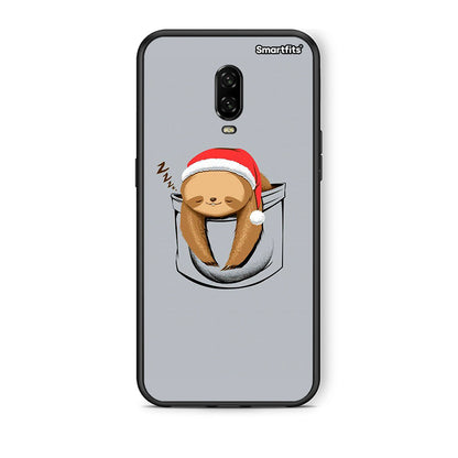 OnePlus 6 Xmas Zzzz θήκη από τη Smartfits με σχέδιο στο πίσω μέρος και μαύρο περίβλημα | Smartphone case with colorful back and black bezels by Smartfits
