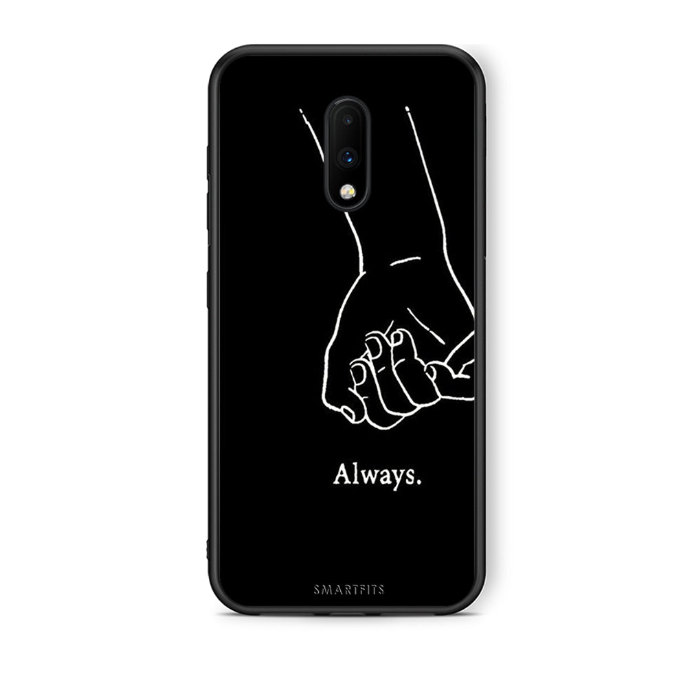 OnePlus 7 Always & Forever 1 Θήκη Αγίου Βαλεντίνου από τη Smartfits με σχέδιο στο πίσω μέρος και μαύρο περίβλημα | Smartphone case with colorful back and black bezels by Smartfits