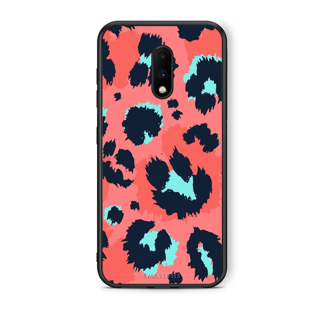 22 - OnePlus 7 Pink Leopard Animal case, cover, bumper
