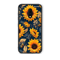 Thumbnail for OnePlus 7 Autumn Sunflowers Θήκη από τη Smartfits με σχέδιο στο πίσω μέρος και μαύρο περίβλημα | Smartphone case with colorful back and black bezels by Smartfits