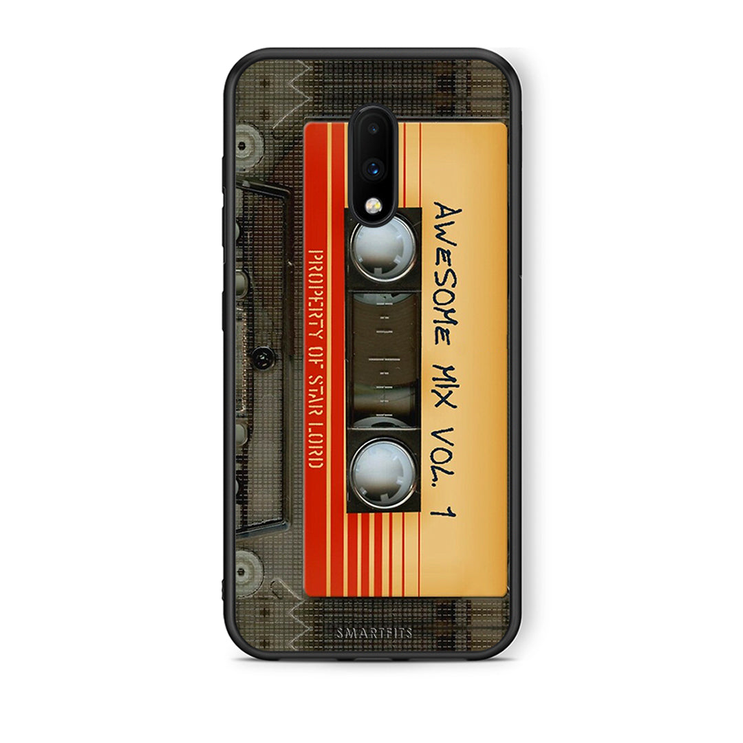 OnePlus 7 Awesome Mix θήκη από τη Smartfits με σχέδιο στο πίσω μέρος και μαύρο περίβλημα | Smartphone case with colorful back and black bezels by Smartfits