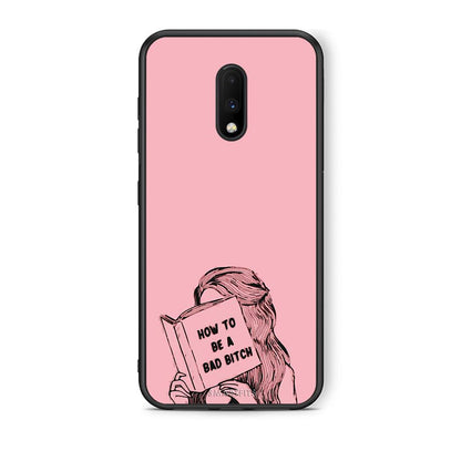 OnePlus 7 Bad Bitch θήκη από τη Smartfits με σχέδιο στο πίσω μέρος και μαύρο περίβλημα | Smartphone case with colorful back and black bezels by Smartfits