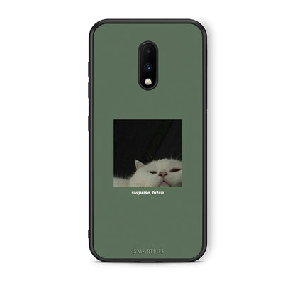 OnePlus 7 Bitch Surprise θήκη από τη Smartfits με σχέδιο στο πίσω μέρος και μαύρο περίβλημα | Smartphone case with colorful back and black bezels by Smartfits