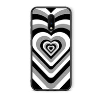 Thumbnail for OnePlus 7 Black Hearts θήκη από τη Smartfits με σχέδιο στο πίσω μέρος και μαύρο περίβλημα | Smartphone case with colorful back and black bezels by Smartfits