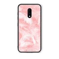 Thumbnail for 33 - OnePlus 7 Pink Feather Boho case, cover, bumper