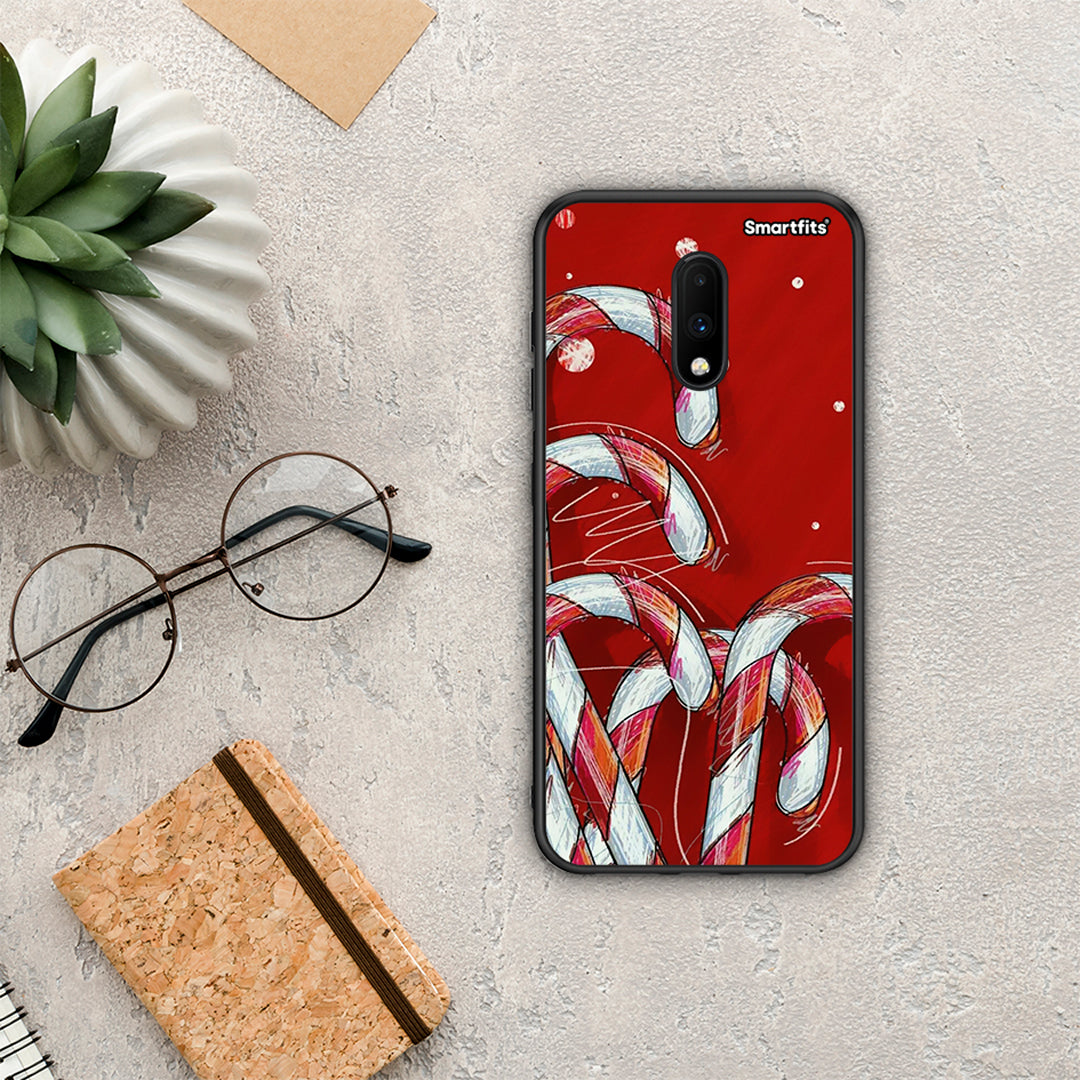 Candy Cane - OnePlus 7 θήκη