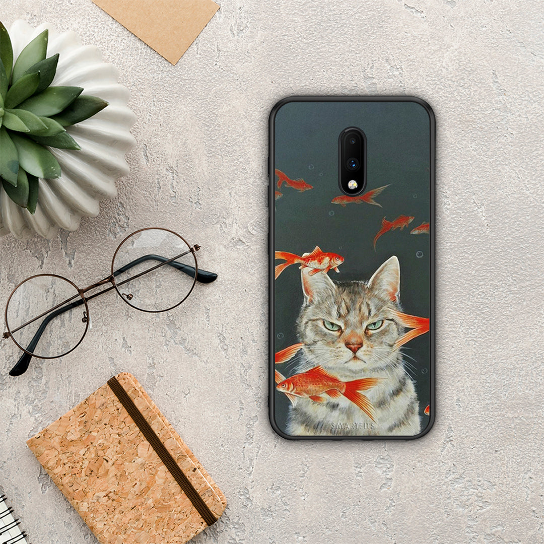 Cat Goldfish - OnePlus 7 θήκη