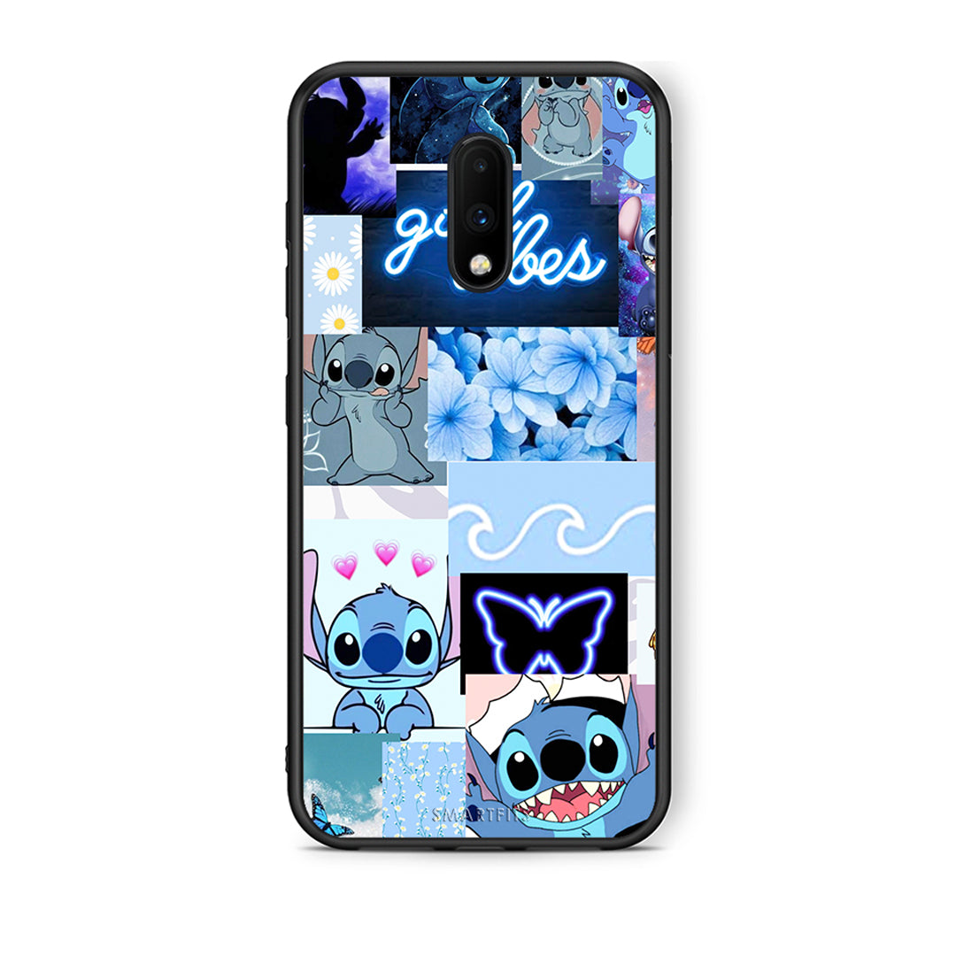 OnePlus 7 Collage Good Vibes Θήκη Αγίου Βαλεντίνου από τη Smartfits με σχέδιο στο πίσω μέρος και μαύρο περίβλημα | Smartphone case with colorful back and black bezels by Smartfits