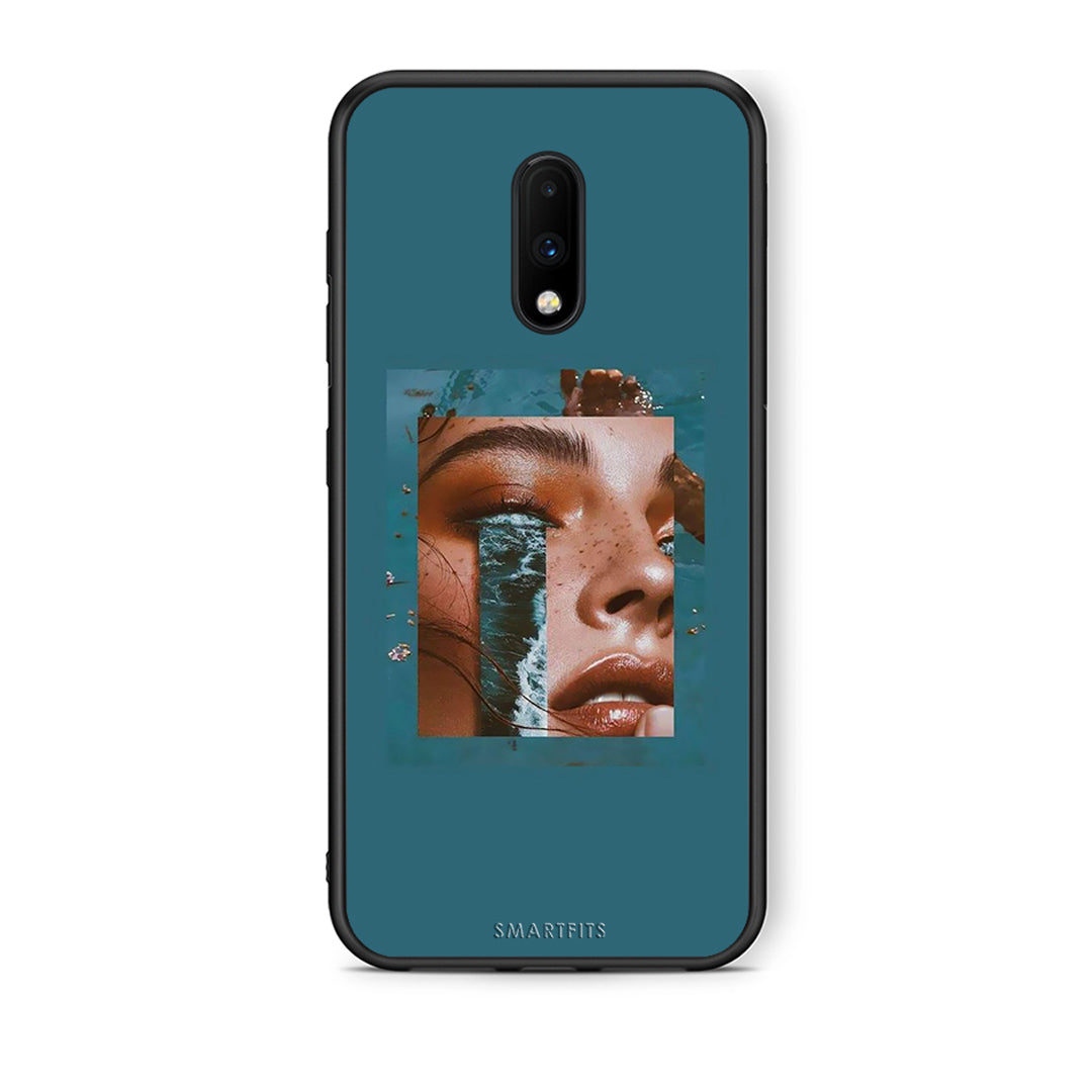 OnePlus 7 Cry An Ocean θήκη από τη Smartfits με σχέδιο στο πίσω μέρος και μαύρο περίβλημα | Smartphone case with colorful back and black bezels by Smartfits