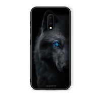 Thumbnail for OnePlus 7 Dark Wolf θήκη από τη Smartfits με σχέδιο στο πίσω μέρος και μαύρο περίβλημα | Smartphone case with colorful back and black bezels by Smartfits