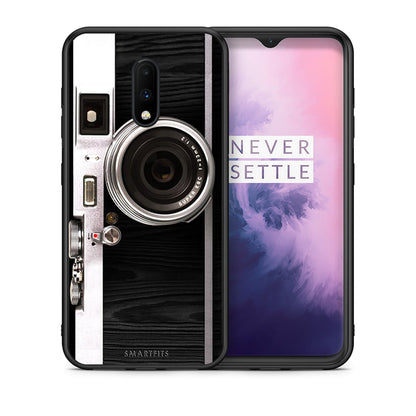 Θήκη OnePlus 7 Emily In Paris από τη Smartfits με σχέδιο στο πίσω μέρος και μαύρο περίβλημα | OnePlus 7 Emily In Paris case with colorful back and black bezels