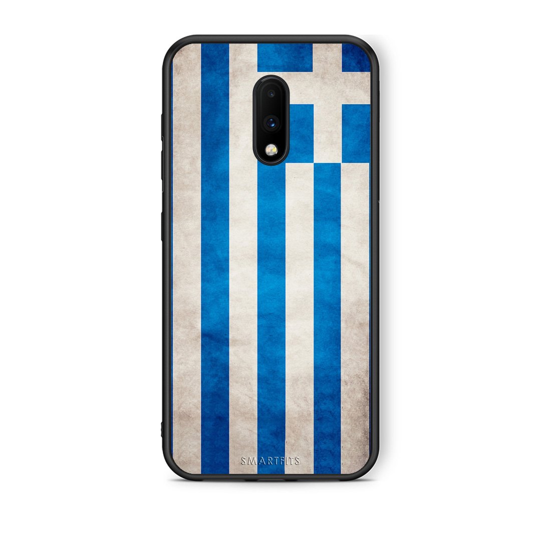 4 - OnePlus 7 Greece Flag case, cover, bumper