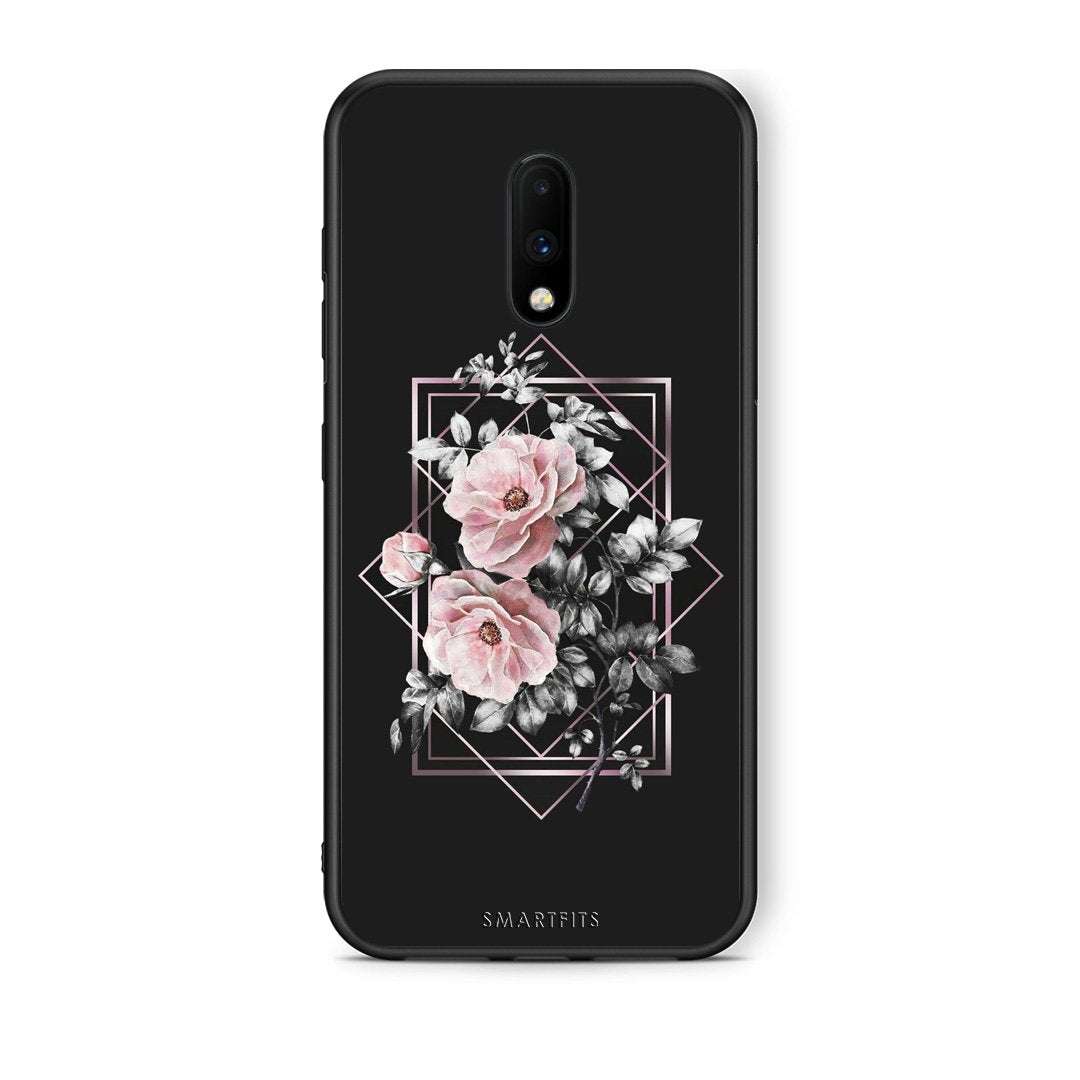 4 - OnePlus 7 Frame Flower case, cover, bumper