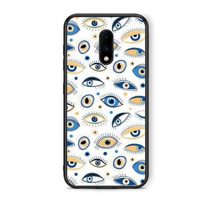 OnePlus 7 Ftou Ftou θήκη από τη Smartfits με σχέδιο στο πίσω μέρος και μαύρο περίβλημα | Smartphone case with colorful back and black bezels by Smartfits