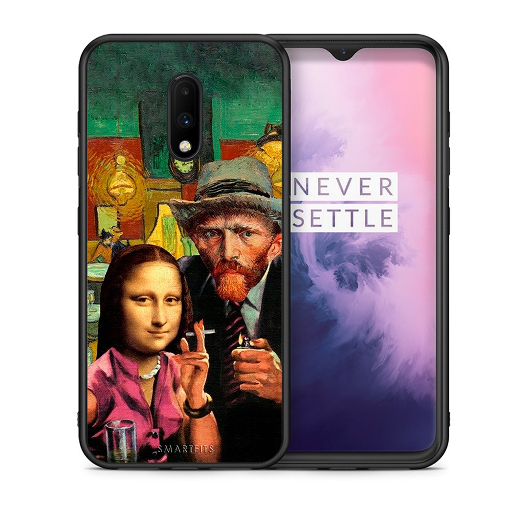 Θήκη OnePlus 7 Funny Art από τη Smartfits με σχέδιο στο πίσω μέρος και μαύρο περίβλημα | OnePlus 7 Funny Art case with colorful back and black bezels
