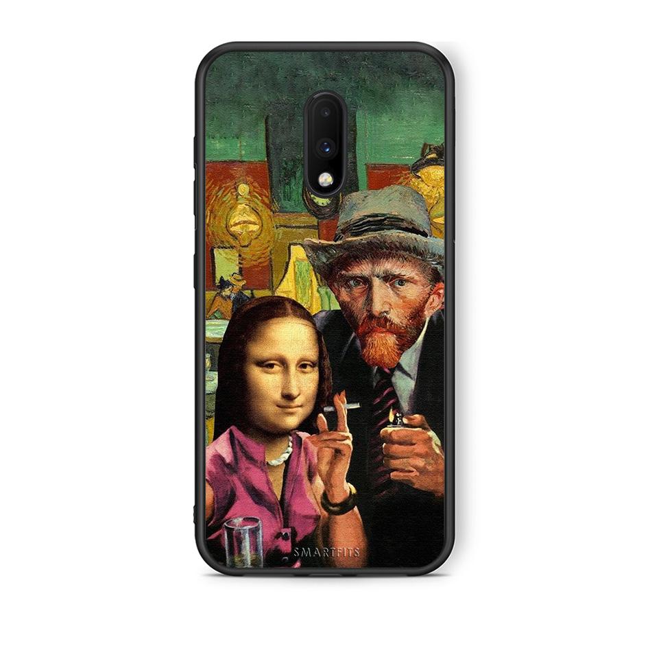 OnePlus 7 Funny Art θήκη από τη Smartfits με σχέδιο στο πίσω μέρος και μαύρο περίβλημα | Smartphone case with colorful back and black bezels by Smartfits