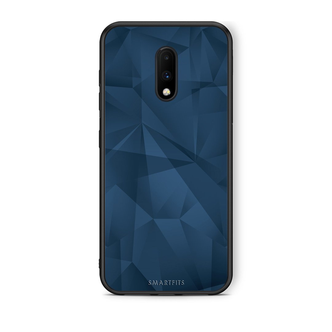 39 - OnePlus 7 Blue Abstract Geometric case, cover, bumper